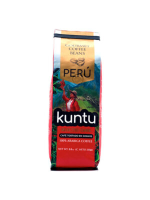 Café Gourmet Peruano Kuntu en Granos - Bolsa 250g