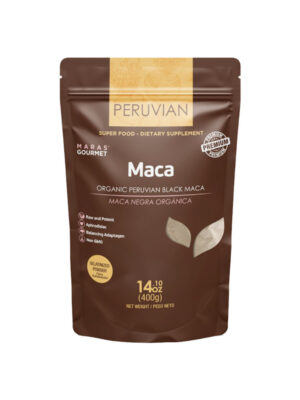 Maca Negra Orgánica Gelatinizada - Bolsa Doypack 400g